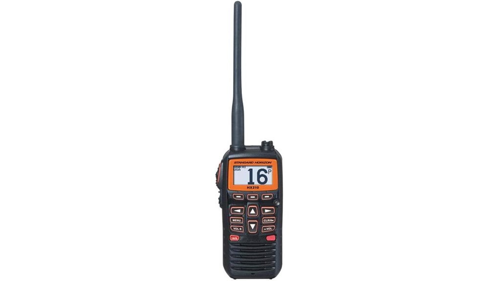 standard horizon hx210 6w