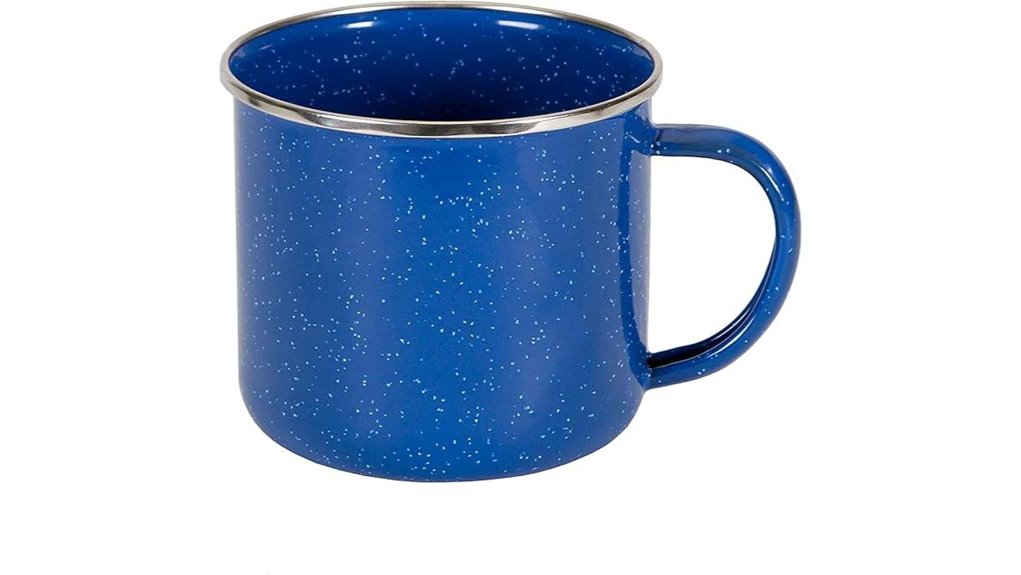 stansport enamel mug stainless