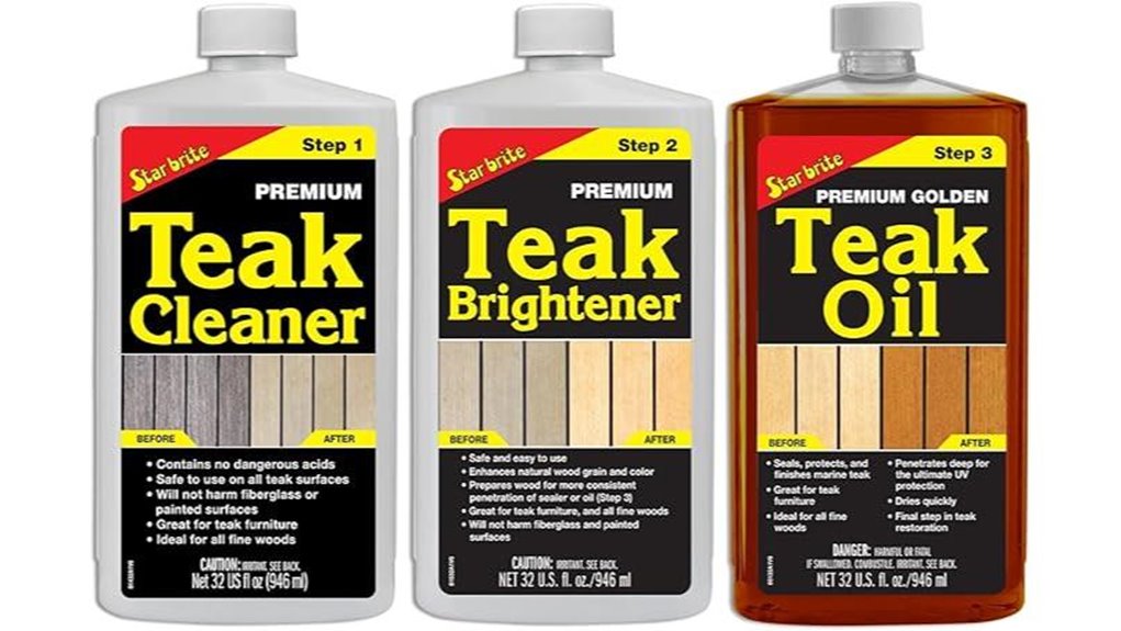 starbrite golden teak oil