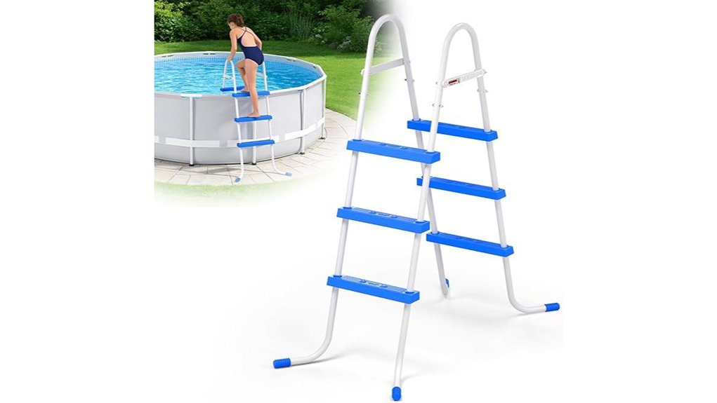 steel 3 step ladder 450lbs
