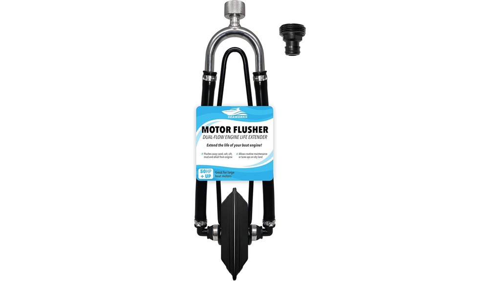 steel dual feed boat flusher