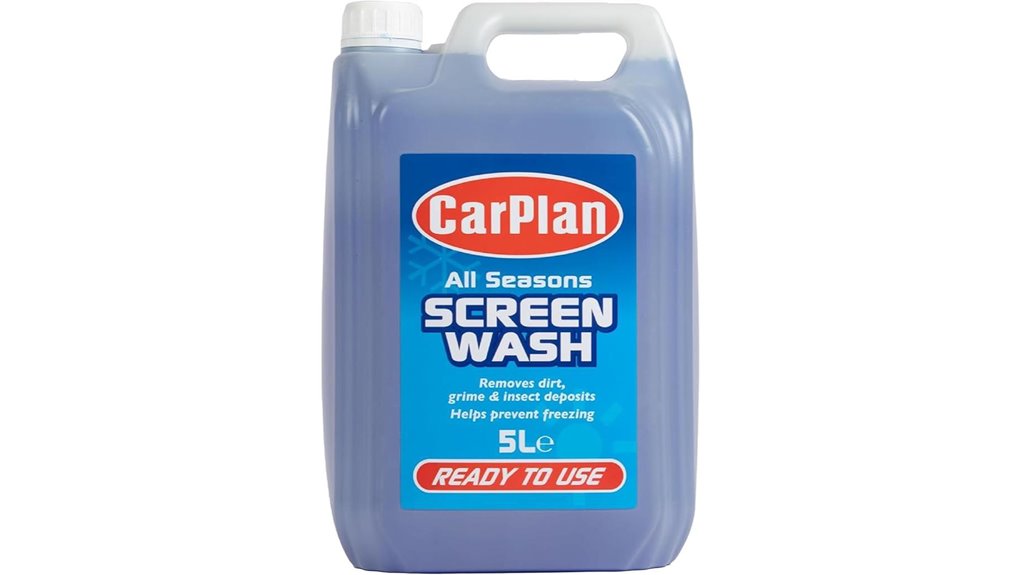 streak free 1 3 gallon all season fluid