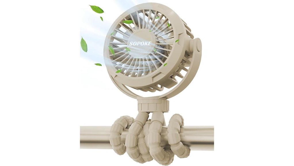 stroller 360 rechargeable fan
