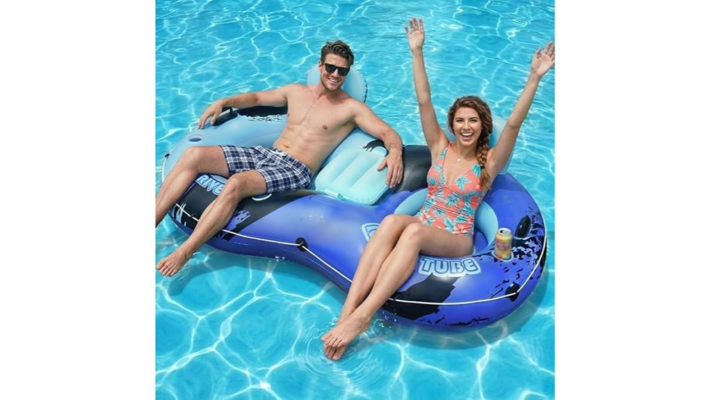 sturdy two seat inflatable tub