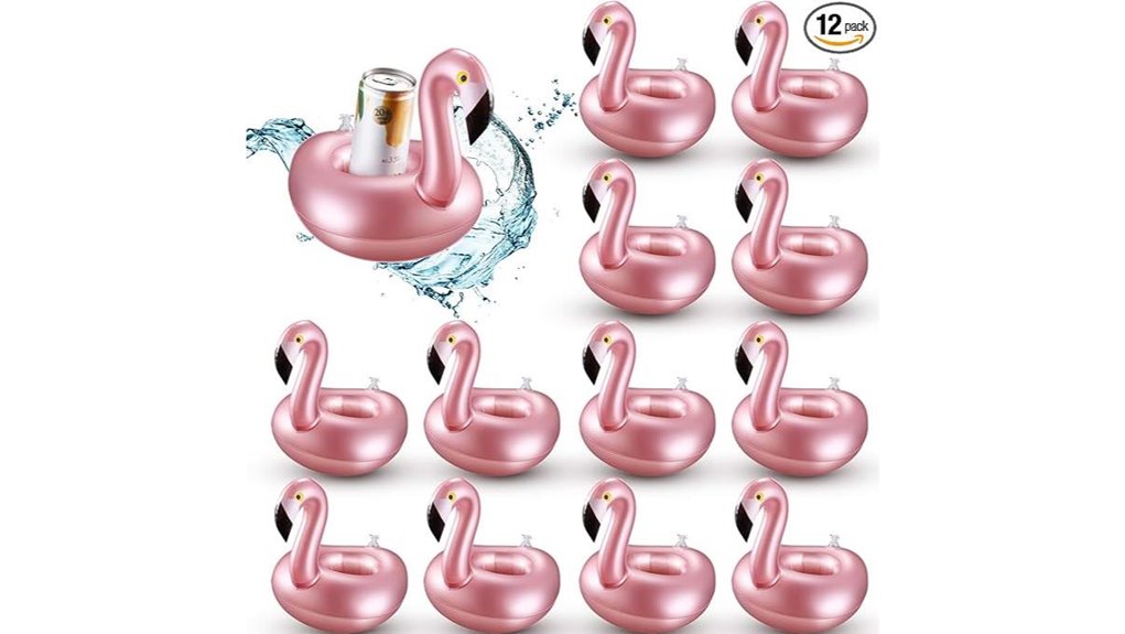 sumind 12 pack flamingo floats