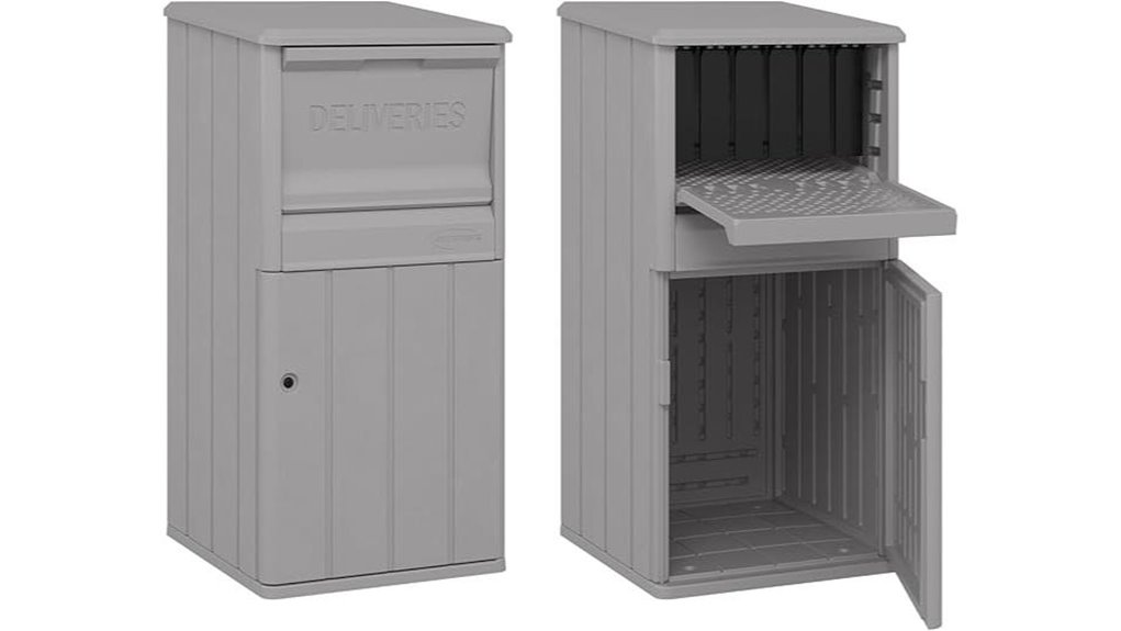 suncast 33 5 gallon weather resistant lockbox