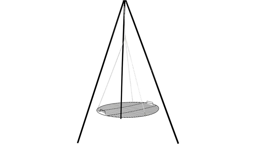 sunnydaze adjustable campfire tripod