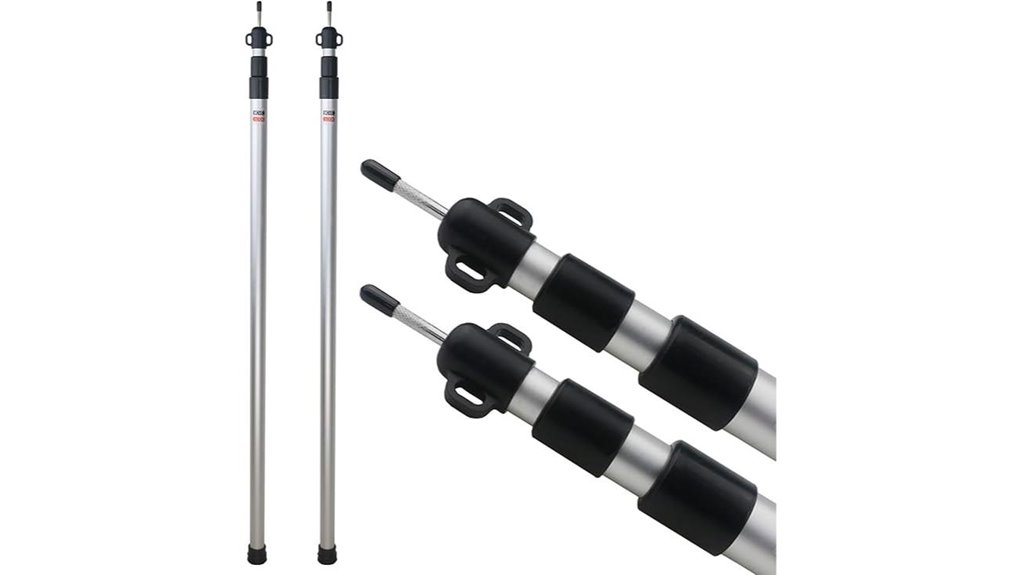 sunnyglade 2 piece adjustable poles