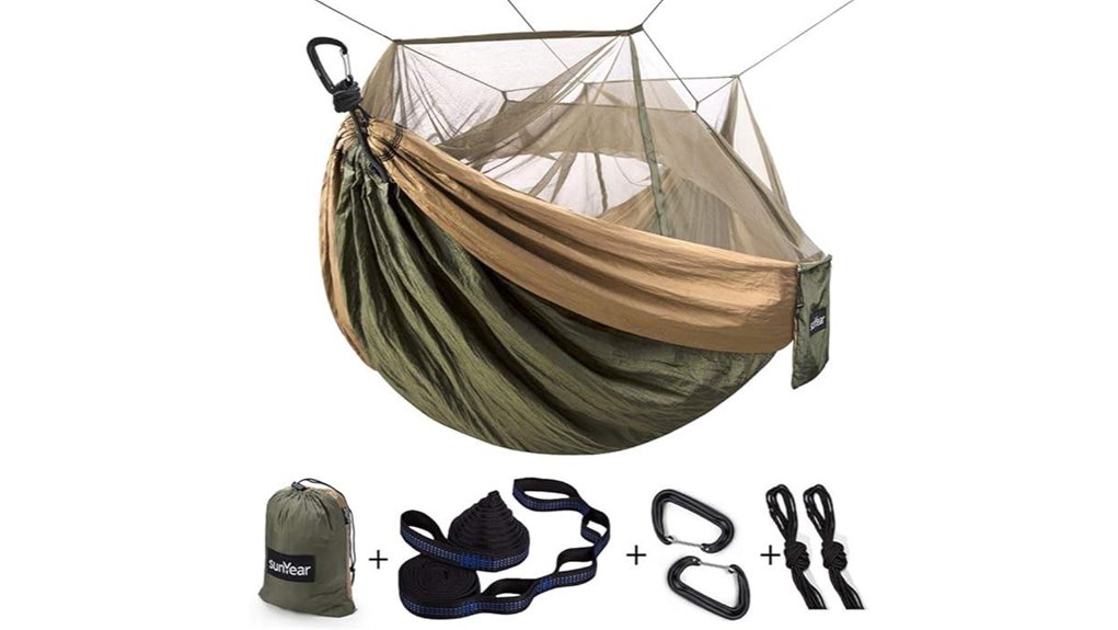 sunyear 2 person hammock net