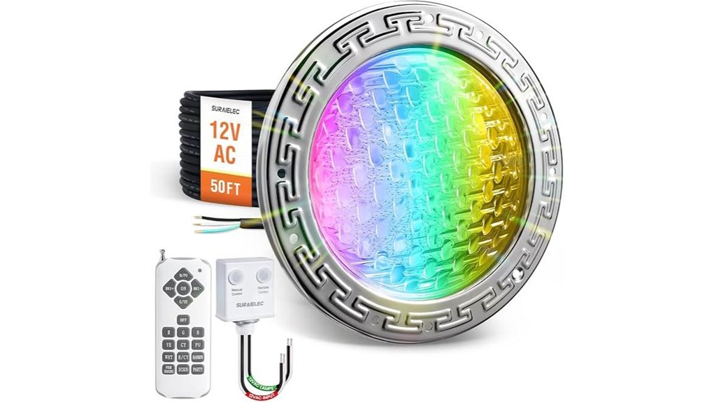 suraielec 12v color changing lights