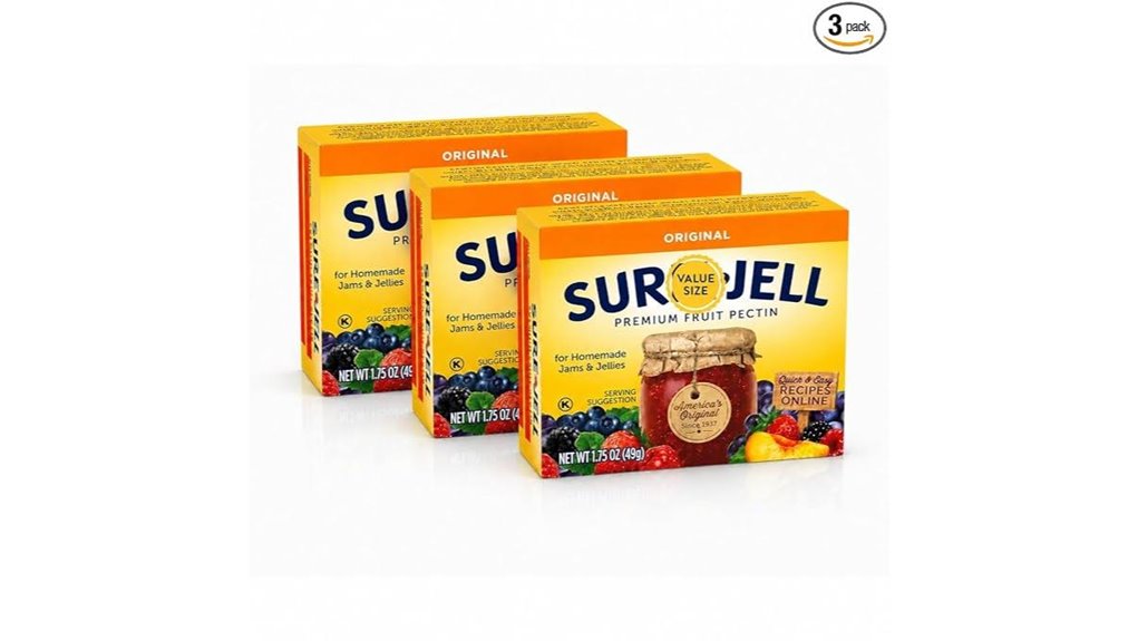sure jell 3 pack fruit pectin