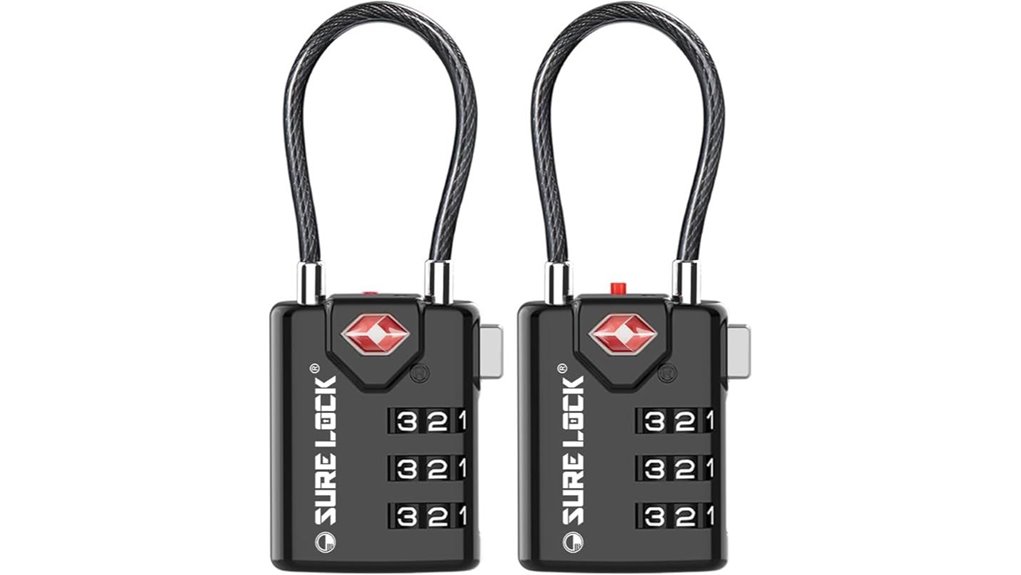 sure lock tsa 2 pack