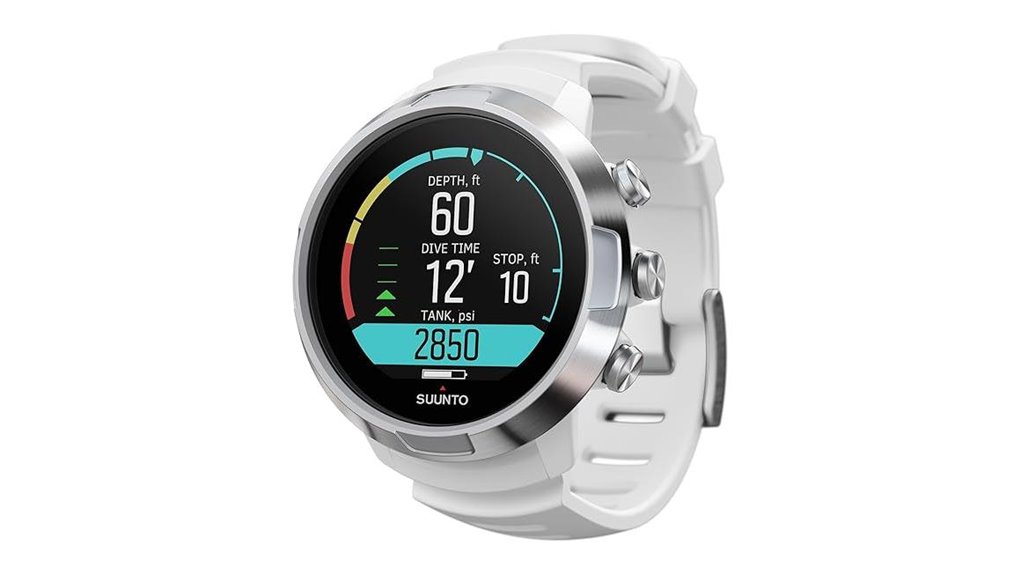 suunto d5 wrist white