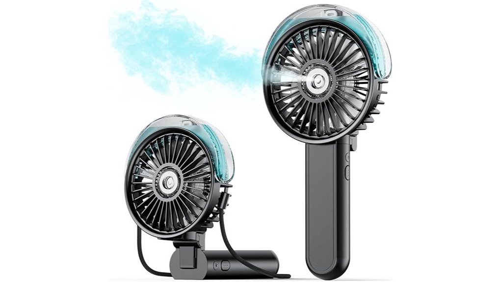 sweetful foldable misting fan