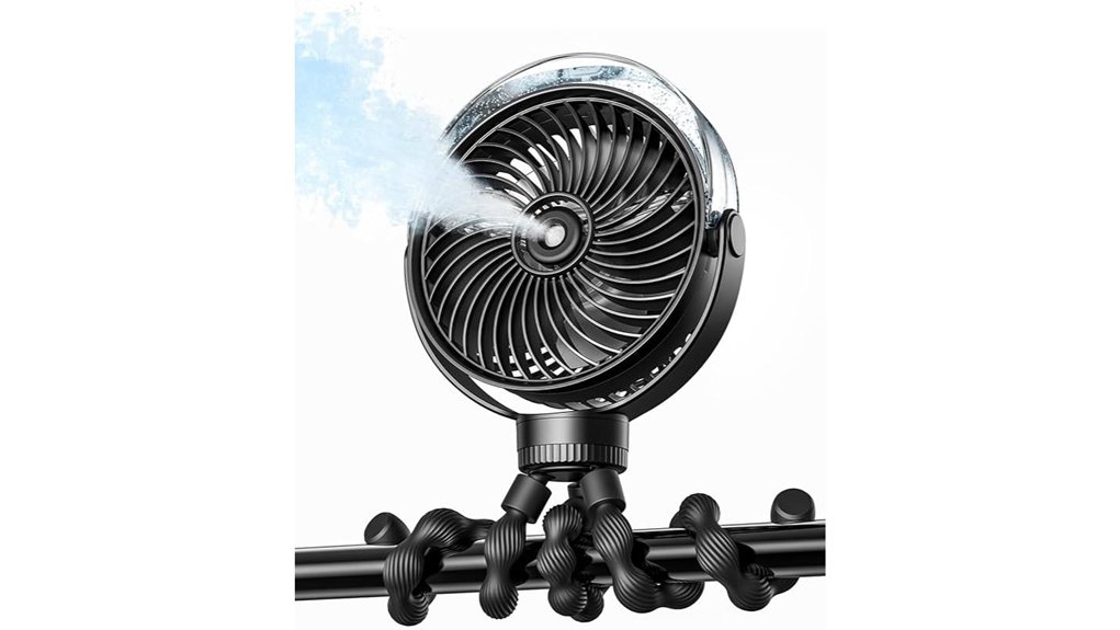 sweetfull portable misting fan