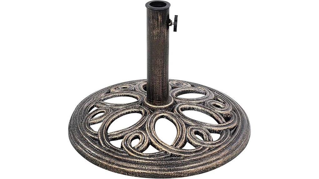 tangkula 22lb cast iron