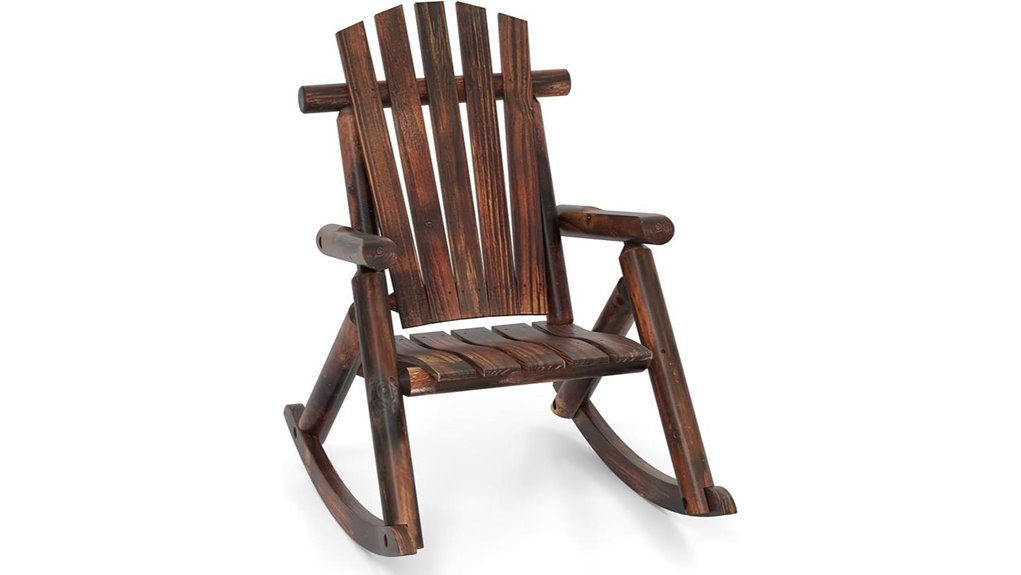 tangkula adirondack outdoor rocker
