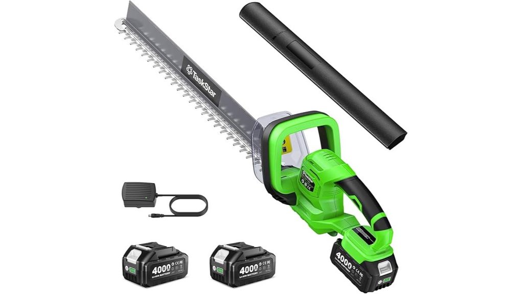 taskstar 22 inch cordless dual blade
