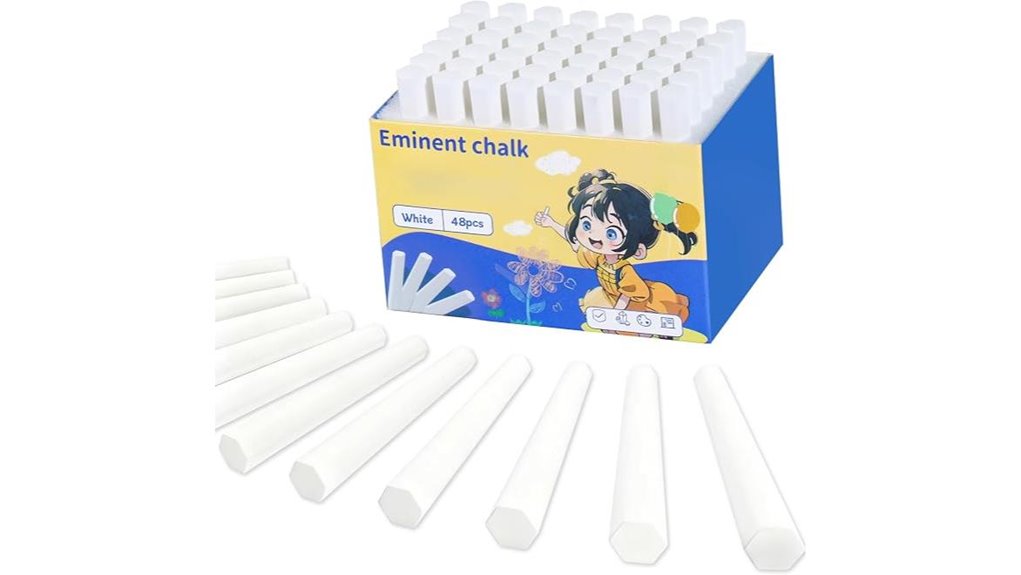 teacher s 48 piece washable chalk