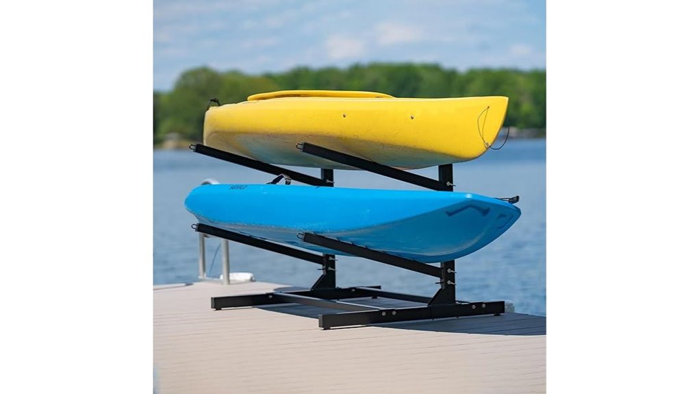 teal freestanding dual kayakcanoe