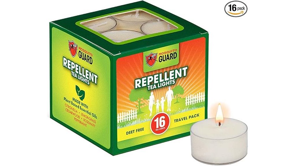 teatlight citronella mosquito candles