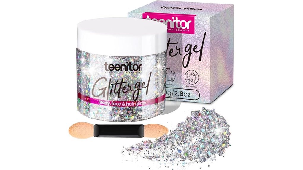teenitor holographic glitter gel