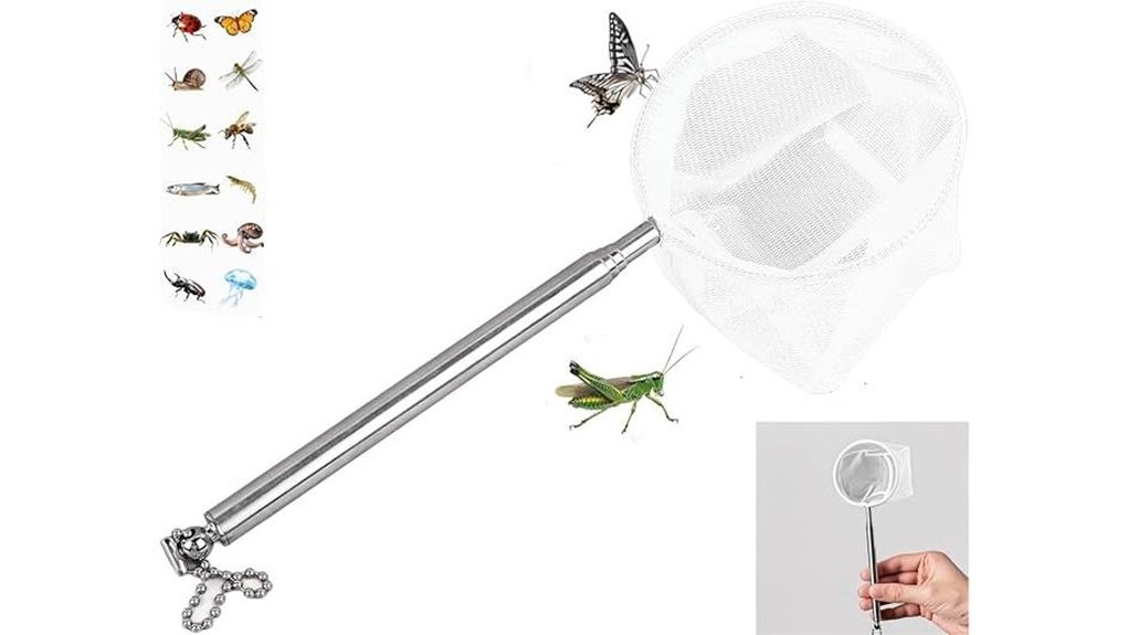 telescopic butterfly net handle