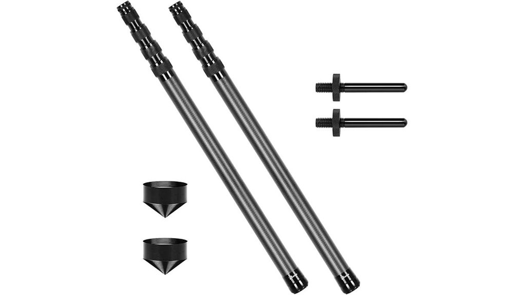 telescopic carbon fiber poles