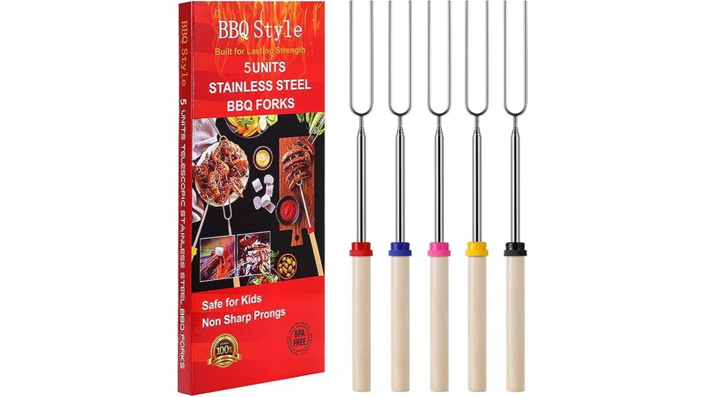 telescoping 32 inch marshmallow sticks
