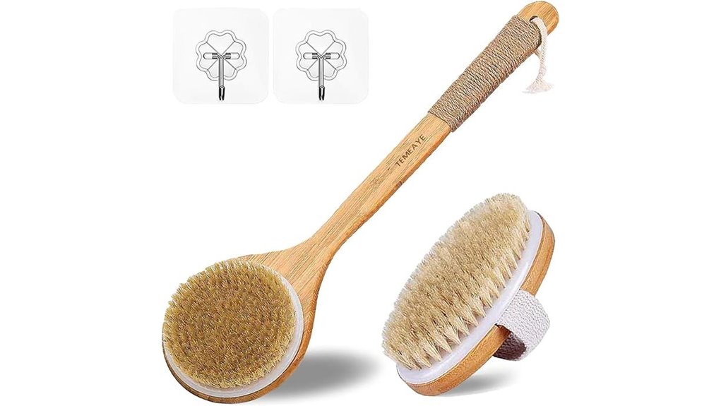 temeaye wooden body brush