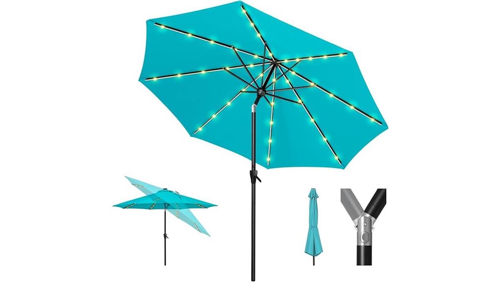 tempera solar 40 light umbrella