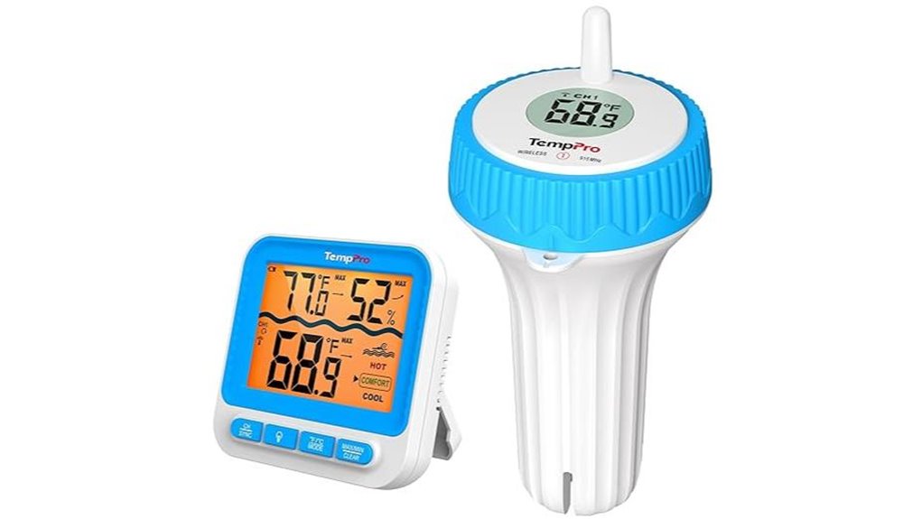 temppro waterproof wireless thermometer