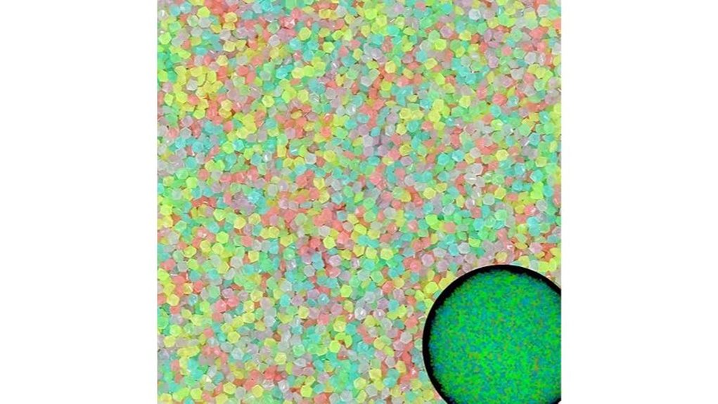 ten thousand glowing fish pebbles