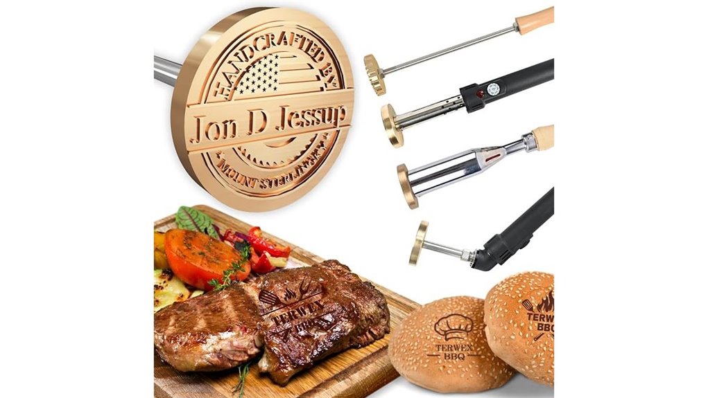 terwex personalized burger iron