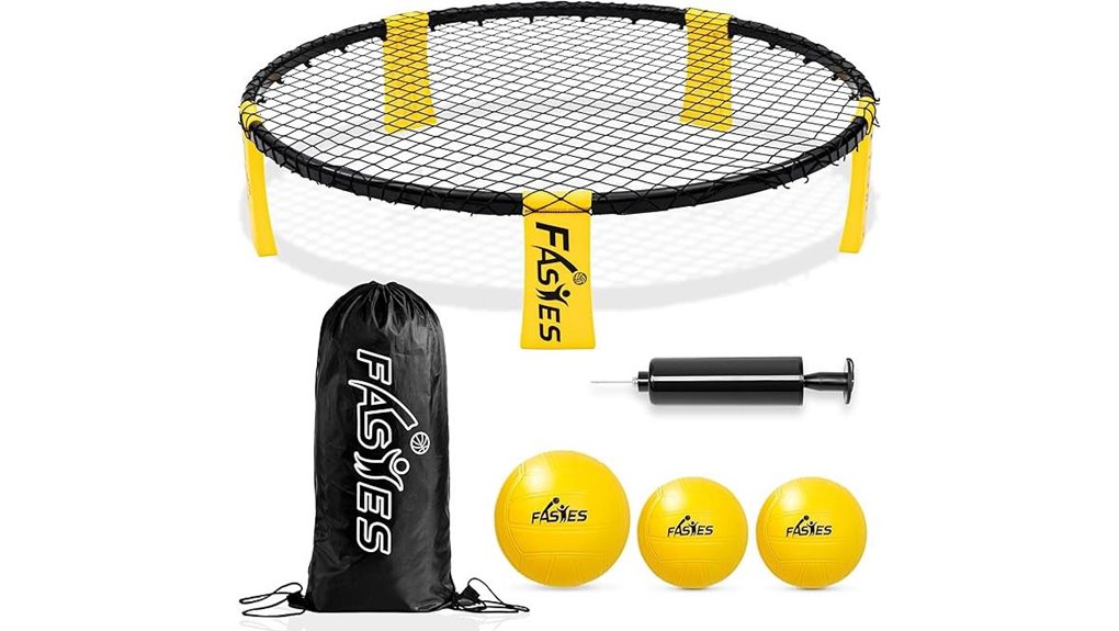 three ball beach game set
