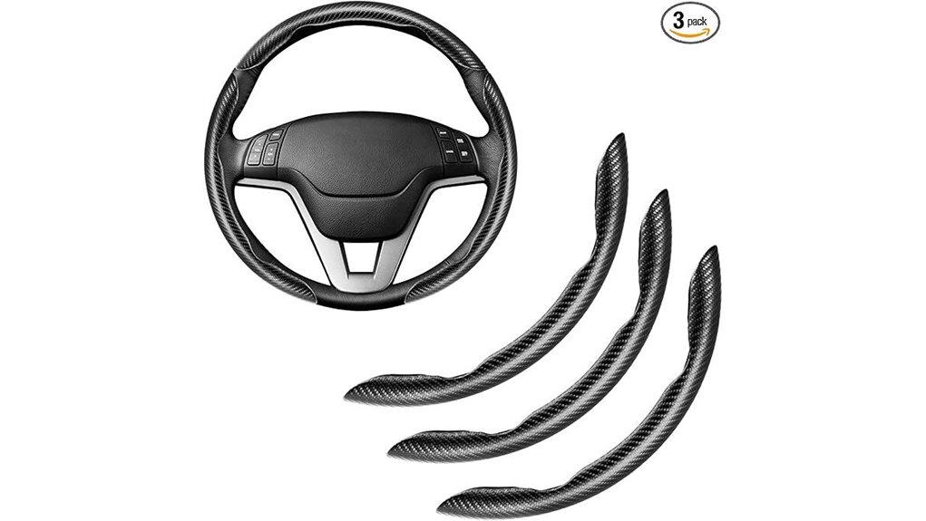 three pack carbon anti skid covers