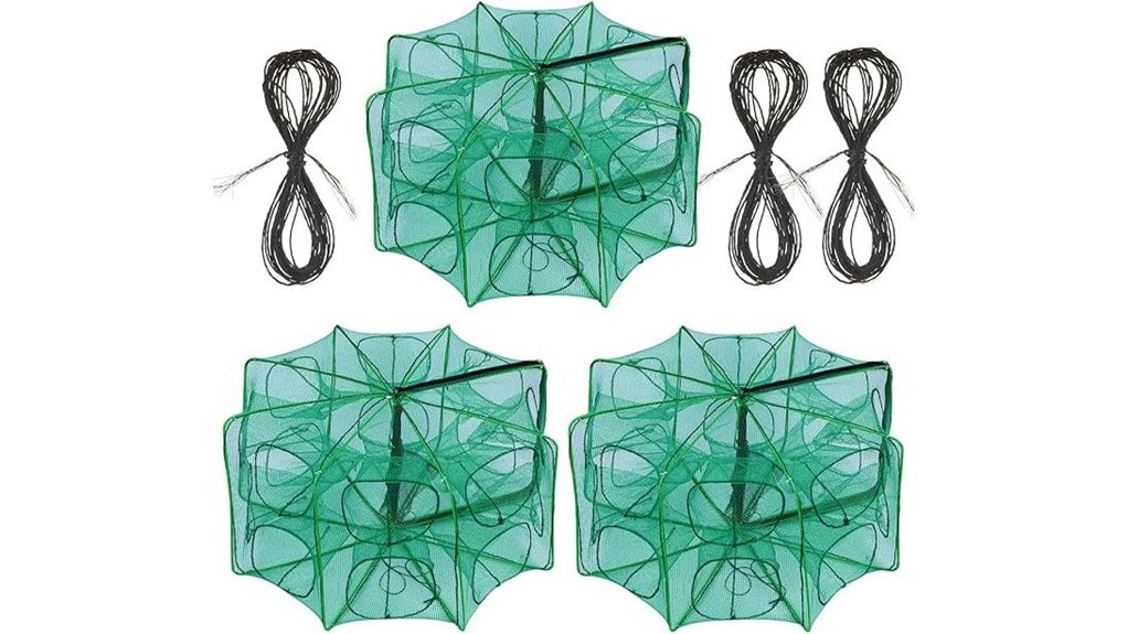 three pack folding bait trap