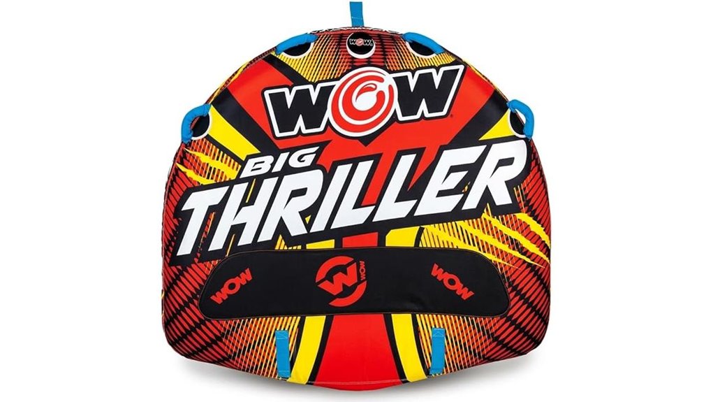 thrilling towable deck tube