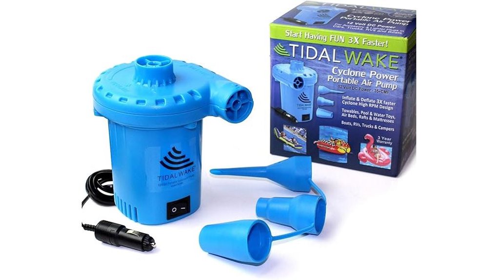 tidal wake cyclone air pump