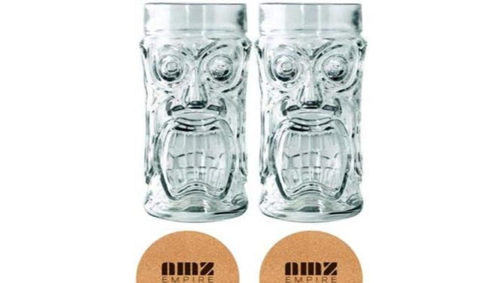 tiki cooler glasses picks