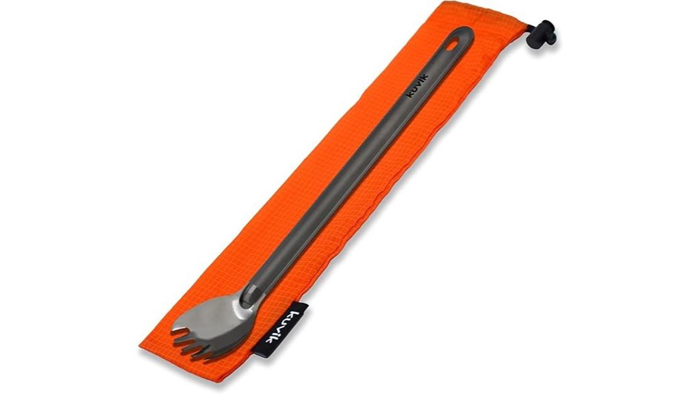 titanium ultralight camping spork