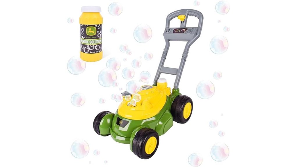 toddler bubble deere mower