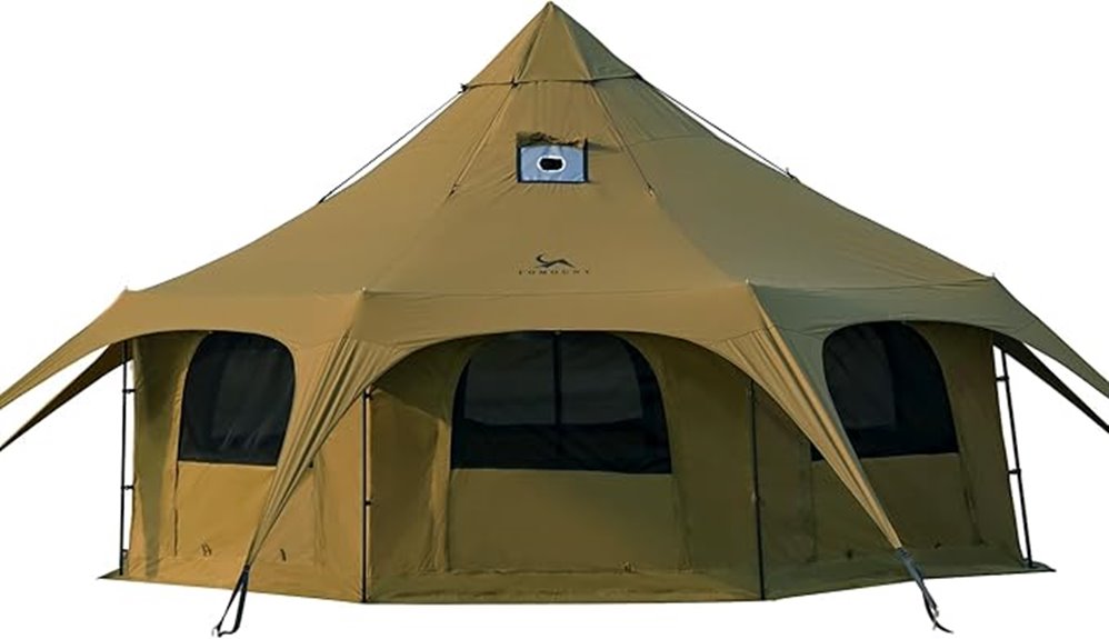 tomount canvas bell stove