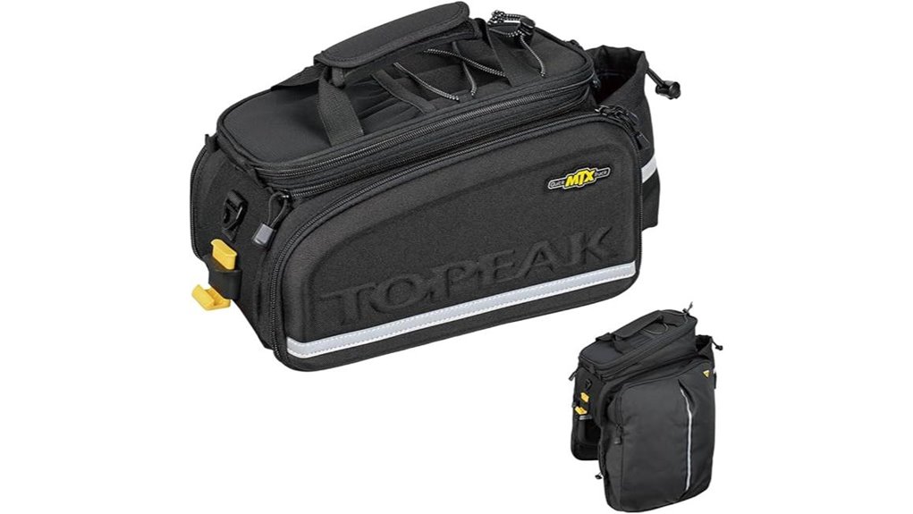topeak spacious rear trunk