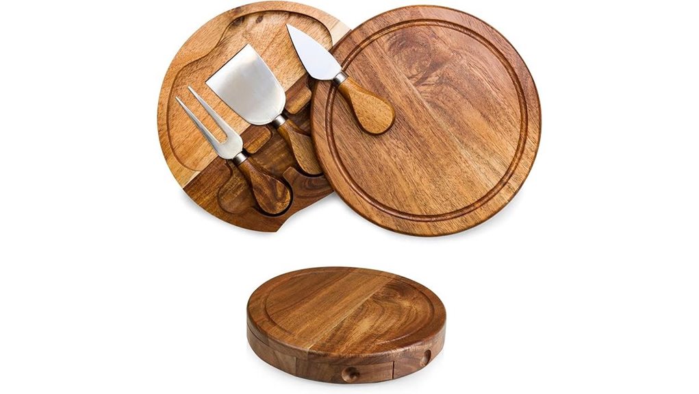toscana acacia brie set