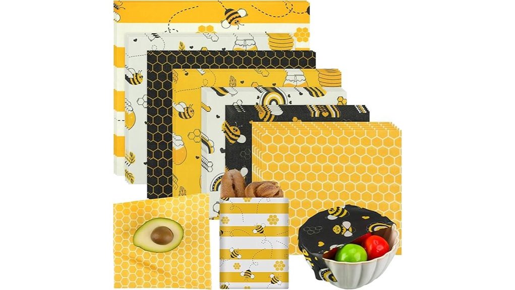 tranqun 27 pack beeswax wraps