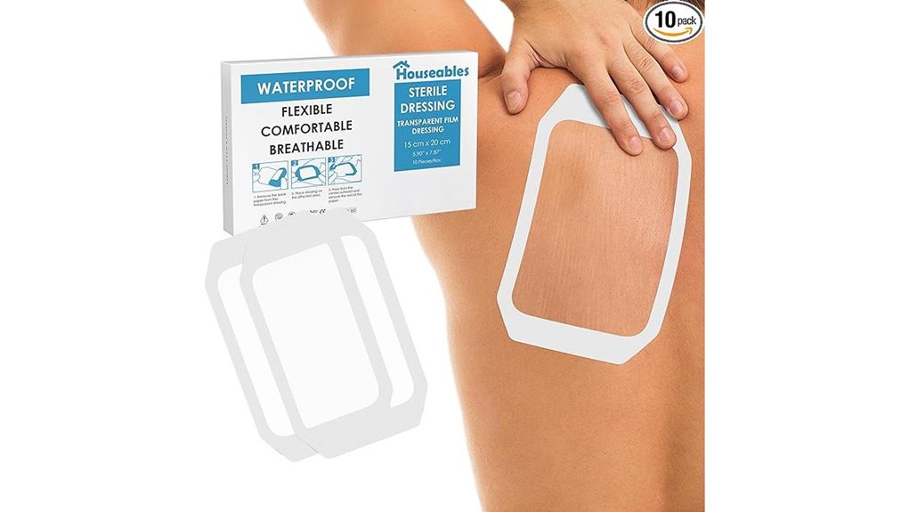 transparent 6x8 waterproof bandage