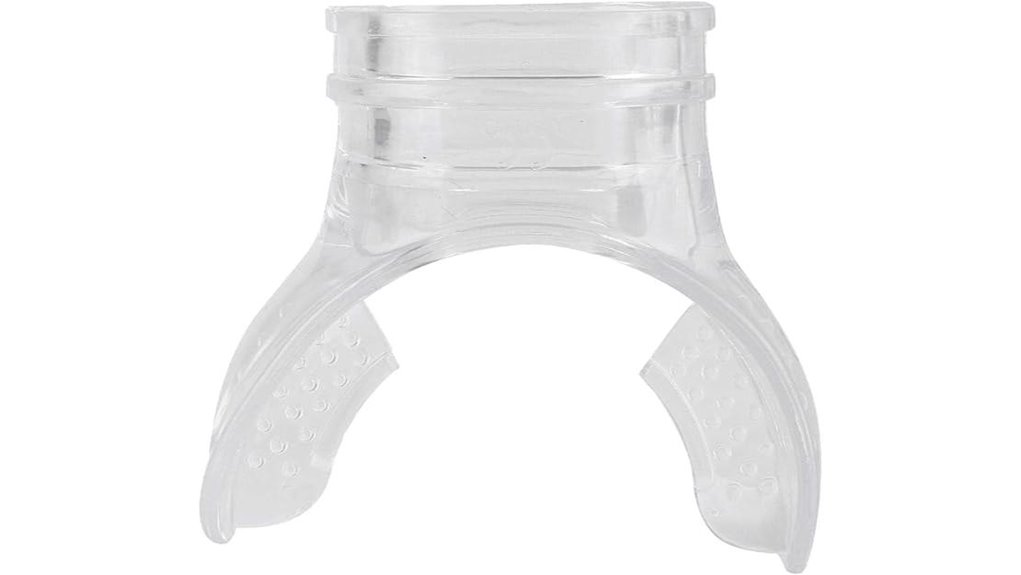 transparent pvc snorkel mouthpiece