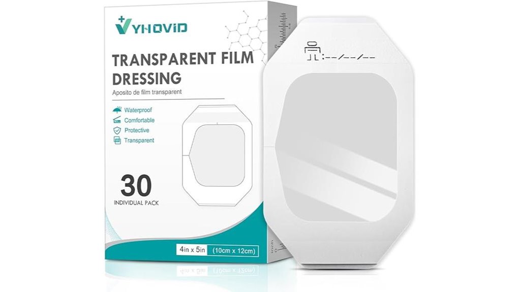 transparent waterproof 4x4 75 bandages