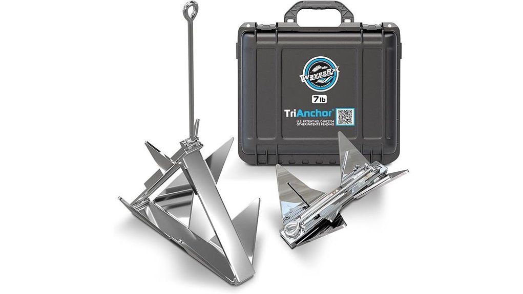 trianchor stainless folding anchor